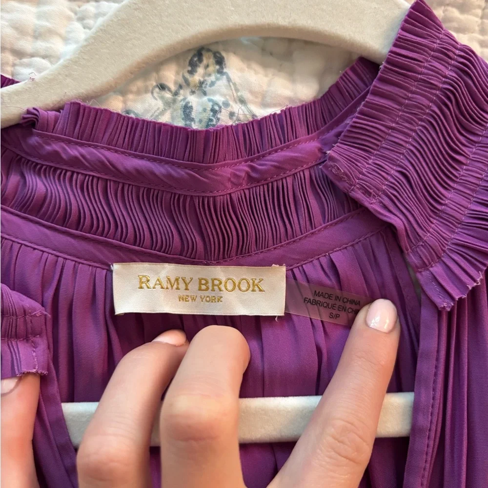 Ramy Brook Aaron dress in purple - Picture 5 of 5